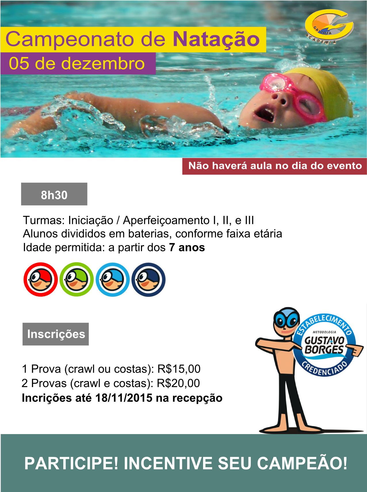 Campeonato de Natação Infantil